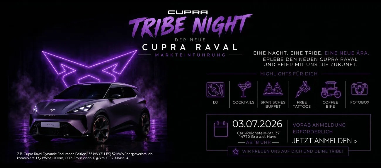 Cupra Raval Tribe Night Event