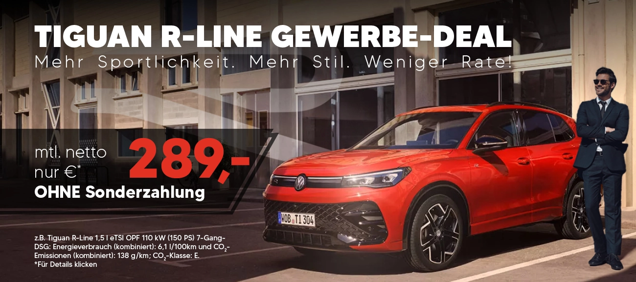 Tiguan R-Line Business Leasing