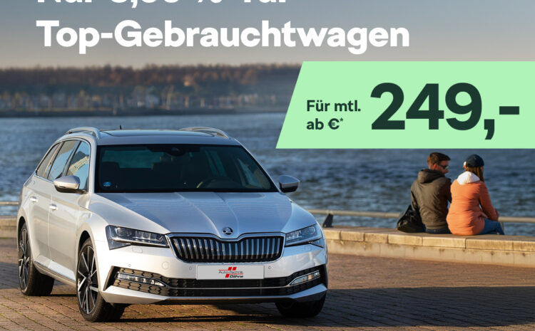  3,99% Zins für Skoda Gebrauchtwagen