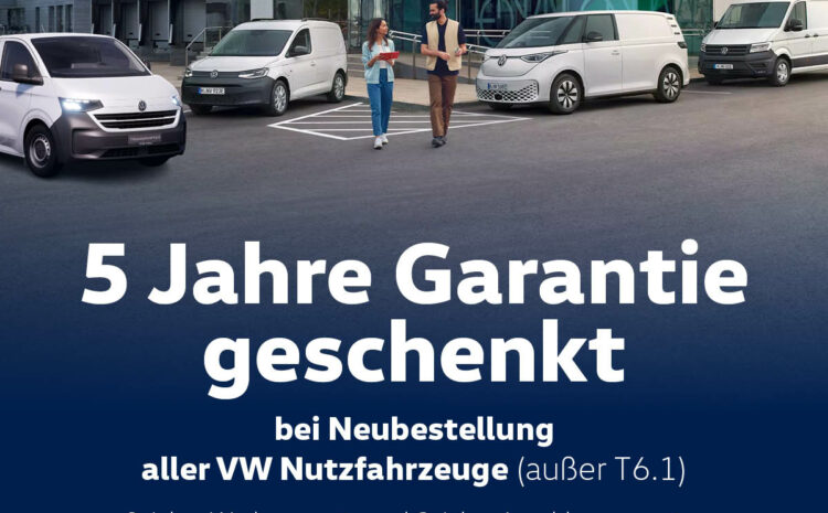  5 Jahre Nutzfahrzeug-Garantie