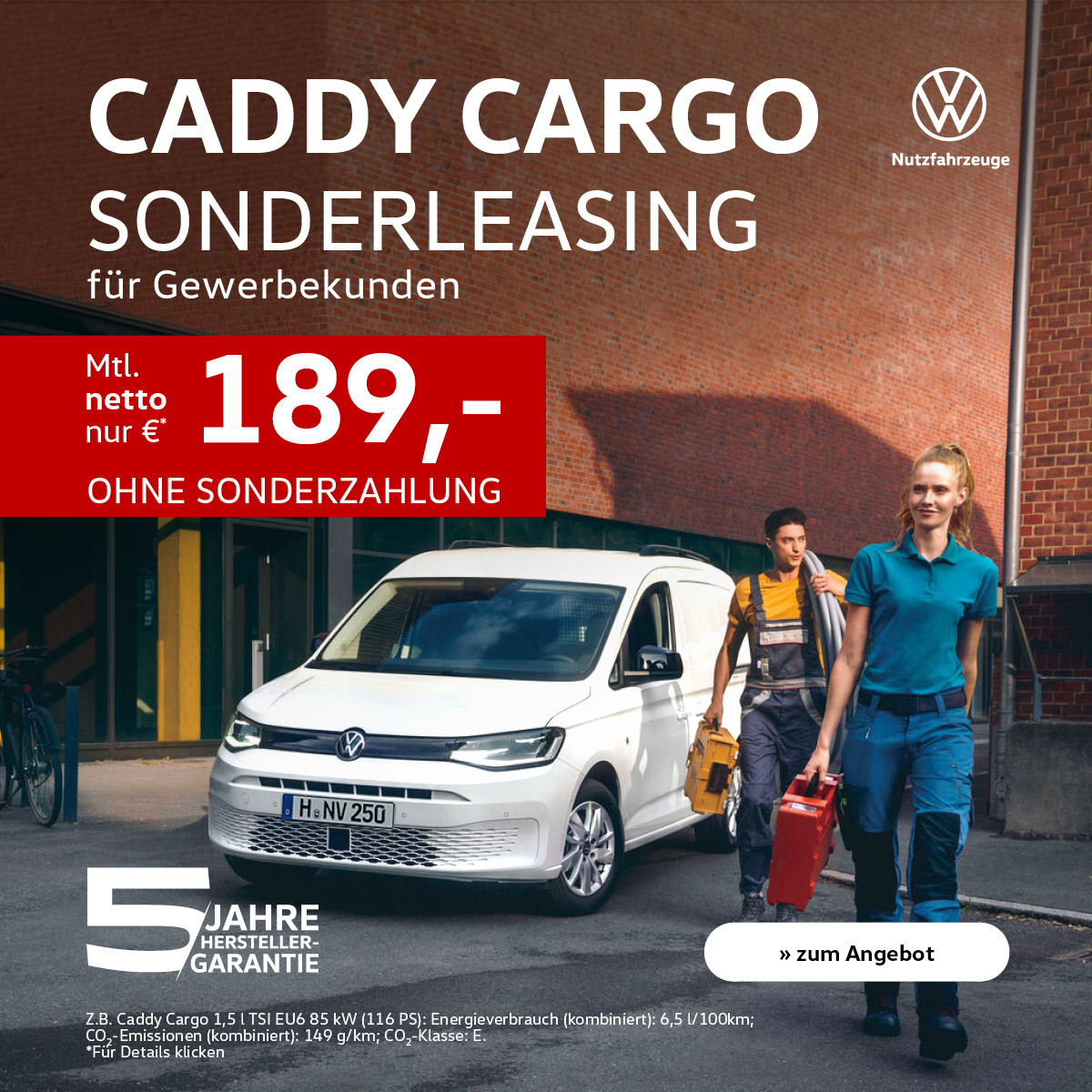 BEITRAG Caddy Cargo Gewerbe 07:2025