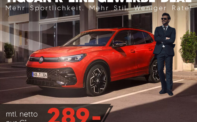  Tiguan R-Line Business Leasing