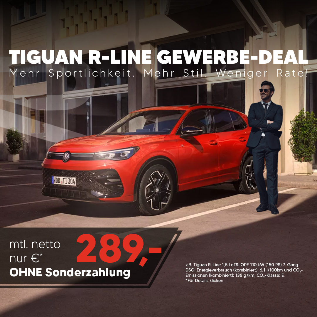 Tiguan R-Line Business Leasing