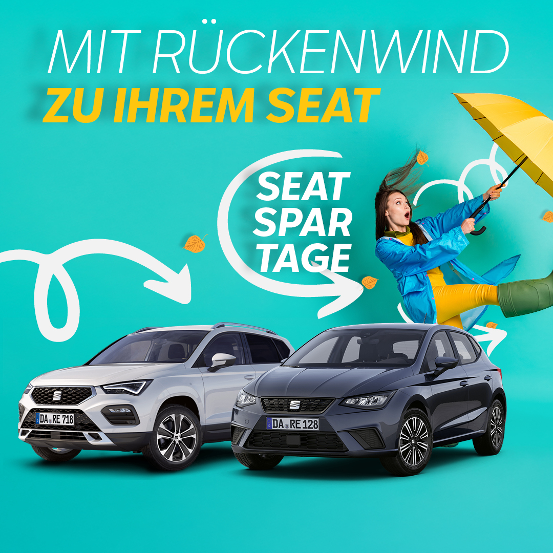 Mit Rückenwind zu Ihrem Seat