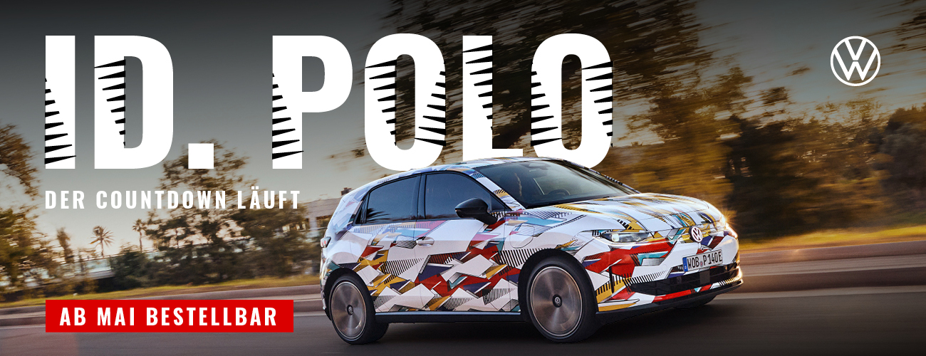 HEADER DESKTOP VW ID. Polo Countdown
