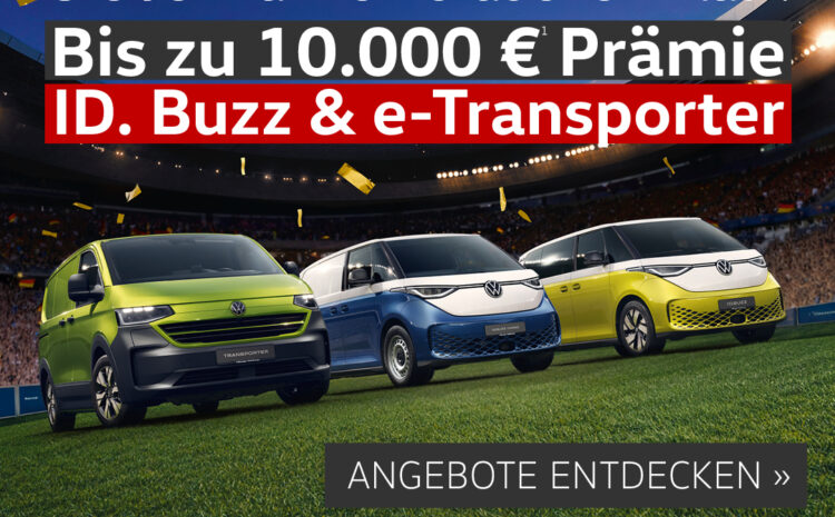  VW e-Transporter und ID.Buzz Sonderleasing